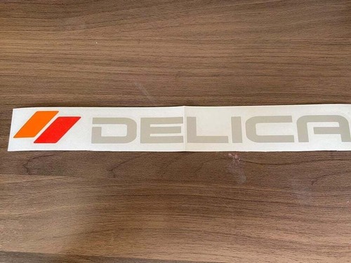 Retro mitsubishi delica decal - mitsubishi,