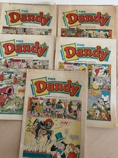 THE DANDY COMICS  x 5 - all
