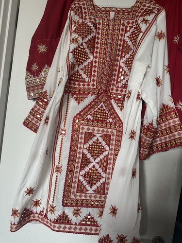 Balochi three piece suit with - balochi,