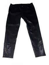 AllSaints Black Coated Skinny