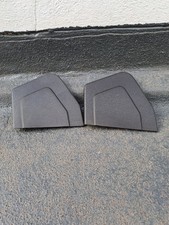 VW T25 T3 cab seat hinge trim cover cap  2x RHD, black plastic, good condition