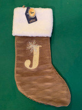 BNWT  Matalan 'J' Plush Velvet