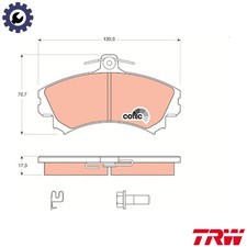 BRAKE PAD SET DISC BRAKE