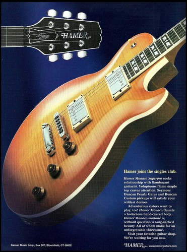 Hamer monaco super pro series - hamer,