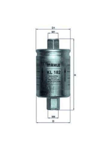 Fuel filter mahle fits rover - fuel,