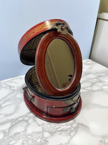 Vintage chinese red patterned - chinese,