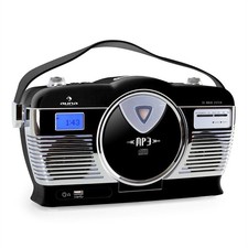 PORTABLE RETRO CLOCK RADIO