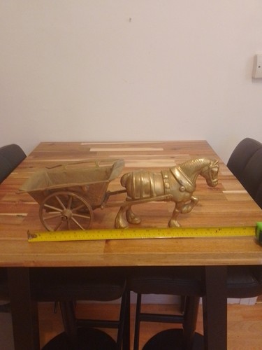 Vintage brass shire - brass,