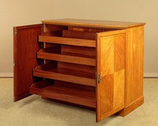 Antique Satinwood Linen Press