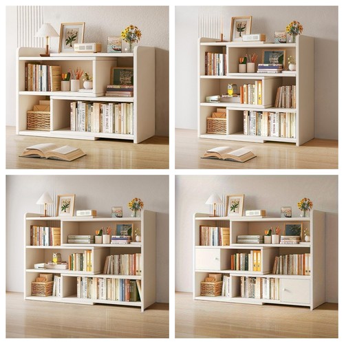 Expandable wood book shelf - expandable,