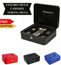 Inch metal cash box - inch,