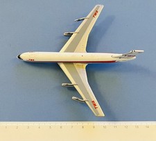 Model TWA Boeing 707 Aeroplane Diecast with good paintwk. - some missing parts