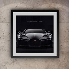 Bugatti Mistral | Hypercar  | 2 Views Available | Wall Art | Poster | Print
