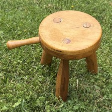 Vintage Milking Stool Wooden