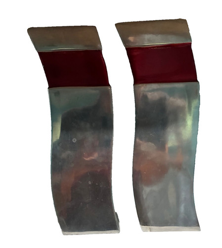 Matching pair modern aluminum - pair,