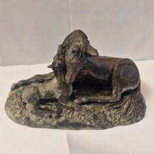 Vintage Cold Cast Bronze Resin