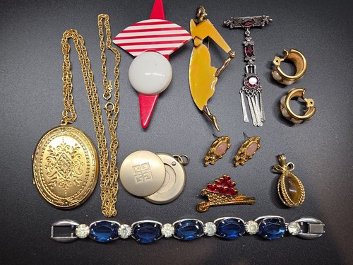Vintage costume jewelry lot - jewelry, 10