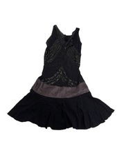 Vintage Y2K black mesh sheer