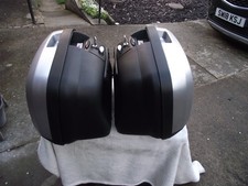 Givi V35 panniers in silver