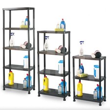 3/4/5 Tier Plastic Shelving
