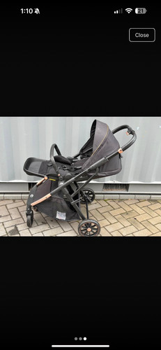 Lejoux baby stroller black in - stroller,
