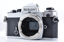 Nikon silver 35mm slr film - fe,