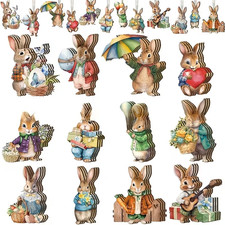 Lovely Set of 12 Wooden