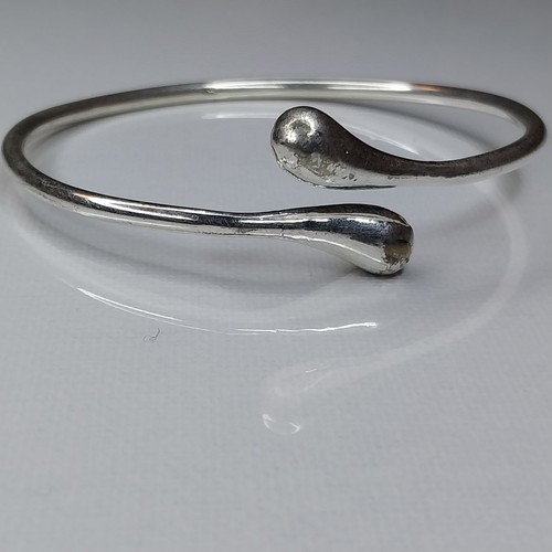 Sterling silver torque - silver, bangle