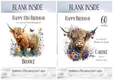 Highland Cow Personalised