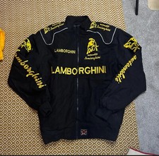 JH Design Vintage O.G Lamborghini NASCAR Rare Jacket (Size Large)