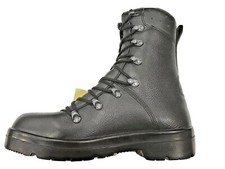 NEW German Army Para Boots Genuine Military Surplus Combat Leather Black 