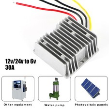 12V 24V to 6V 30A Step Down DC/DC Power Supply Converter Regulator Waterproof
