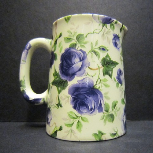 Heron cross pottery - heron, rose