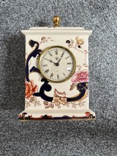 Masons Ironstone Blue Mandalay Clock 8in High