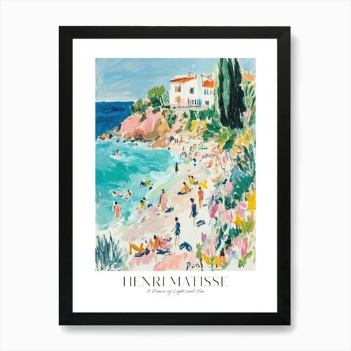Matisse print beach coast - matisse,