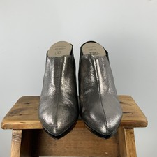 Office London Shimmer Bronze Crackle Leather Ankle Boots EU41