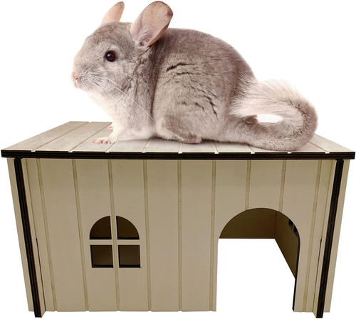 Wooden rabbit house 37x28x20cm - house,