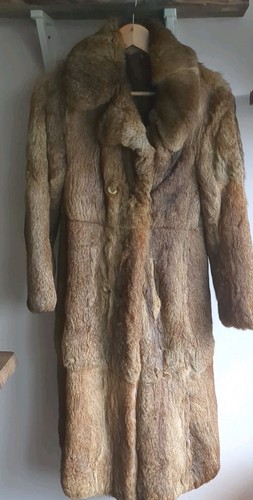 Rabbit brown real fur - brown,