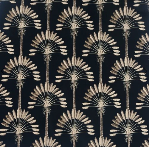 Trees metallic black gold - metallic,