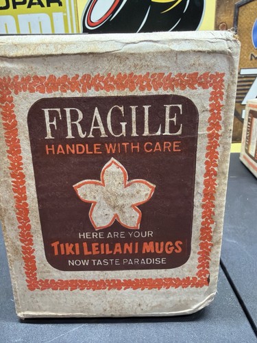 Vintage 1968 tiki leilani mug - 1968,