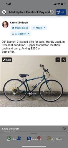 Speed teal green bianchi - speed,