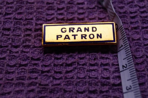 Masonic grand patron pin - grand,