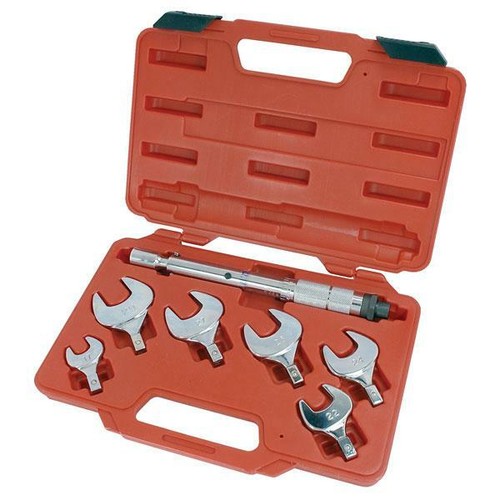 7pc spanner head set with - head,