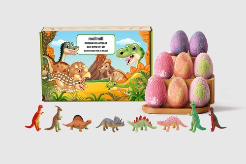 Dinosaur bath bombs gift - dinosaur, set