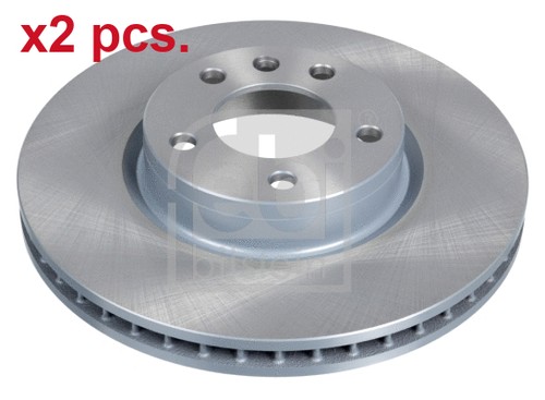 Pcs front brake disc rotos - x2,