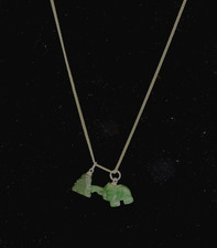 GOLD TONE 18" NECKLACE WITH