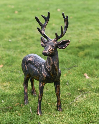 Deer statue garden ornament - statue,