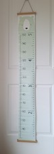 Teddy Bear Kids Wall Growth Height Chart with Wooden bars