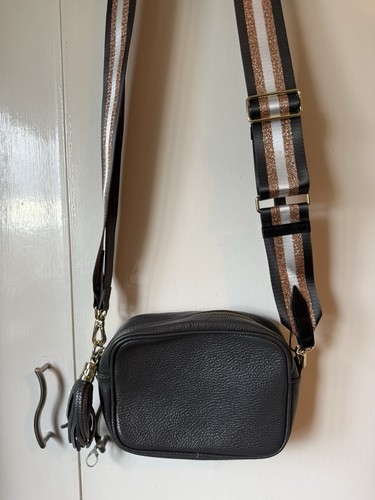 Borse pelle grey leather - in,