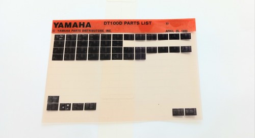 Yamaha enduro 100 parts - 100, d